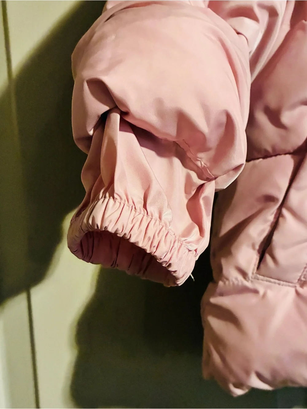GAP Baby Toddler Girl Pink Puffer Coat Jacket with Hood. 18-24M. Fall. Winter.